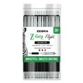 Zebra Pen Z-Grip Flight Ballpoint Pen, Retractable, Bold 1.2 mm, Assorted Ink and Barrel Colors, 36PK 92209